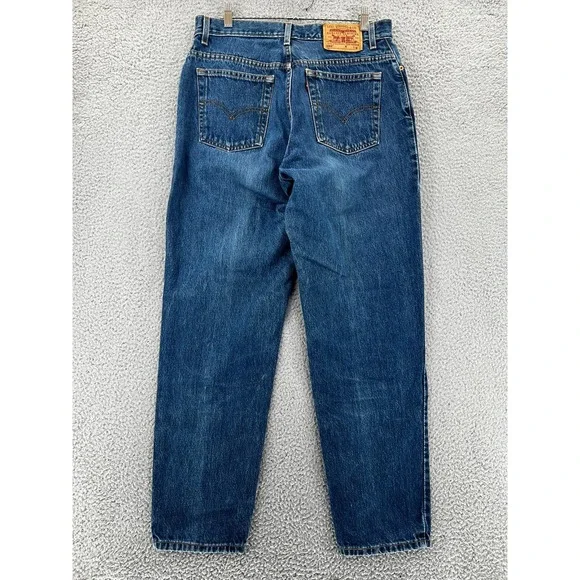 Vintage Y2k Levi's 550 Relax Fit Taper Leg Jean Women 14 Reg (32x30 Actual) READ - Picture 2 of 15
